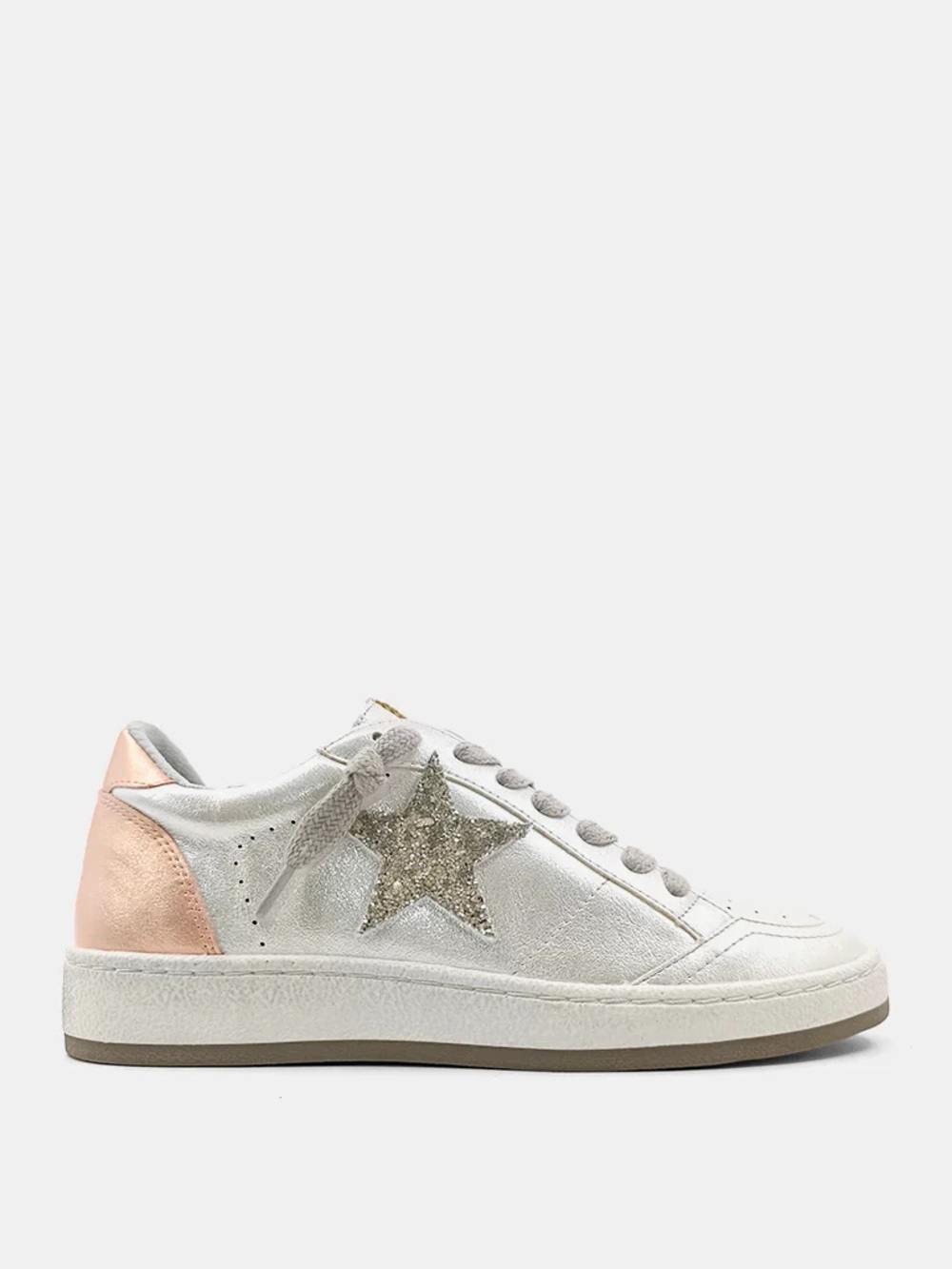 NIB ShuShop Regina Sneaker in Pearl Pink Size 9